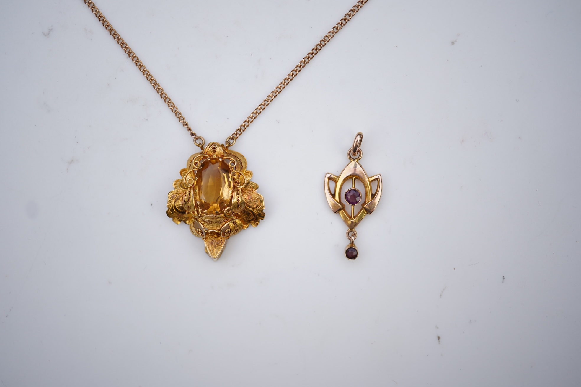 Two pendants